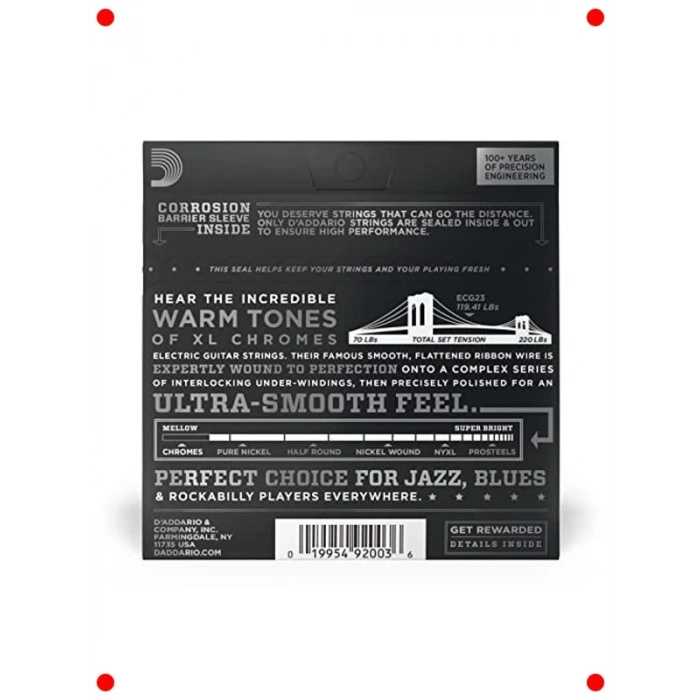 Jazz Elektro Gitar Teli Seti Light Gauge