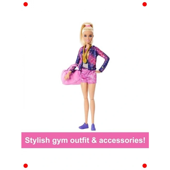 Jimnastikçi Bebek ve Aksesuarlı Oyun Seti