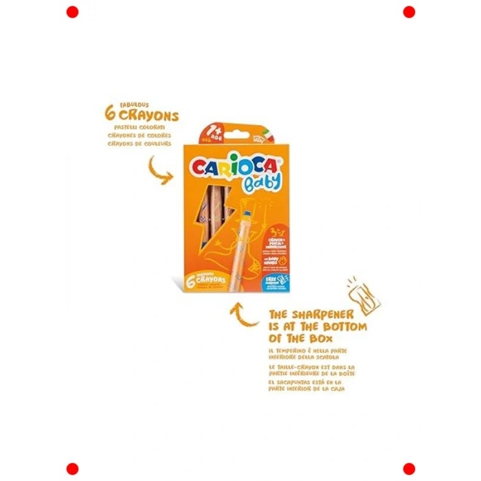 Jumbo Ahşap Gövdeli 3ü 1 Arada Boya Kalemi Seti