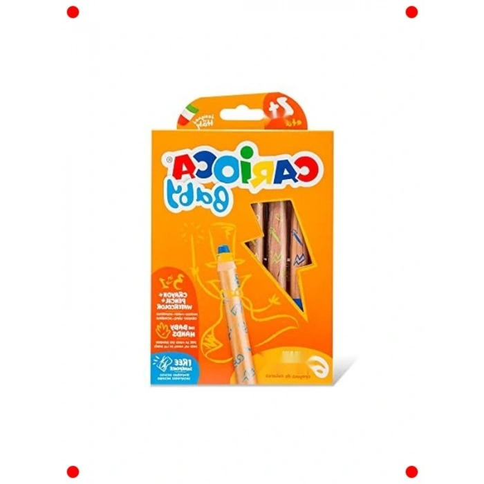 Jumbo Ahşap Gövdeli 3ü 1 Arada  Kalemi Seti