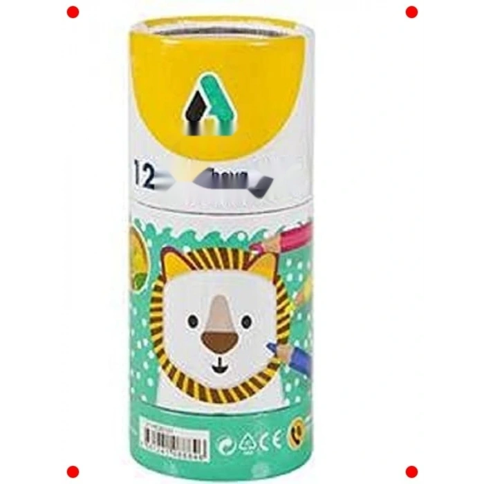 Jumbo Altıgen Boya Kalemi Seti - 12 Renk