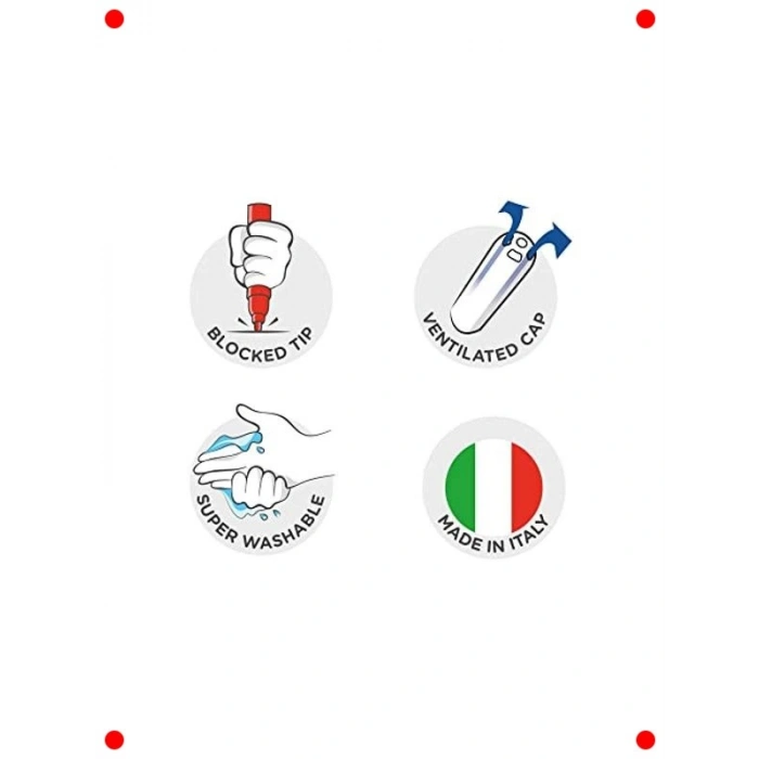 Jumbo Boy Yıkanabilir Keçeli Kalem Seti - 40 Renk