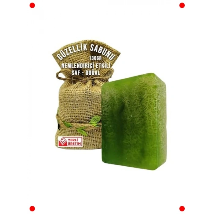 Kabak Lifli Aloe Veralı Doğal Sabun 130gr