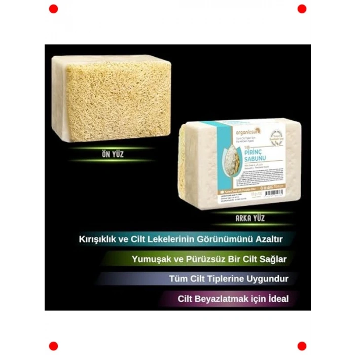 Kabak Lifli Pirinç Sabunu 120 gr - Cilt Bakımı