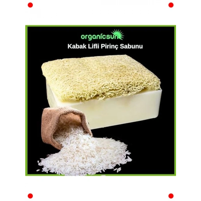 Kabak Lifli Pirinç Sabunu 120 gr - Cilt Bakımı