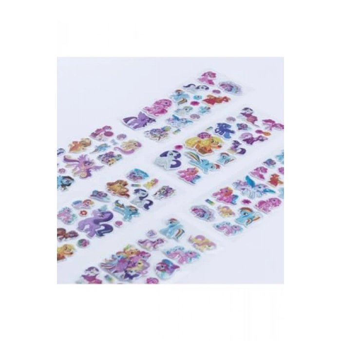 Kabartmalı Yapışkan Sticker Seti, 6 Adet, Unicorn