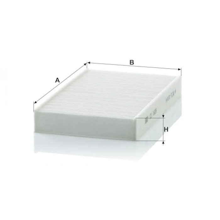 Kabin Filtresi, MANN-FILTER CU 1629, Renault Uyumlu