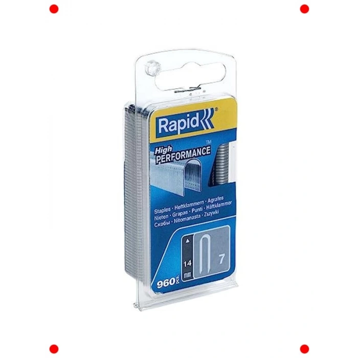 Kablo Zımba Teli - Tip 7, 14mm, Yuvarlak Sırtlı, 960 Adet