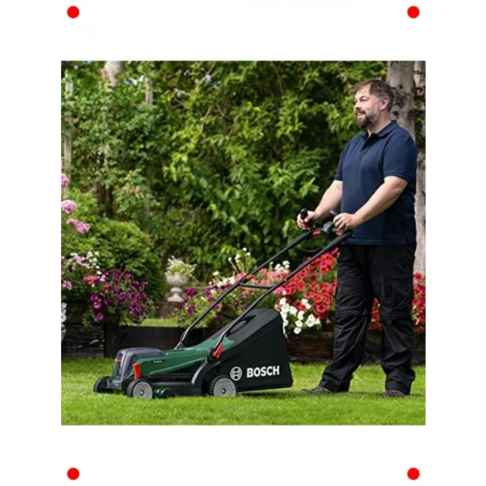 Kablosuz Çift Akülü Çim Biçme Makinesi 37 cm