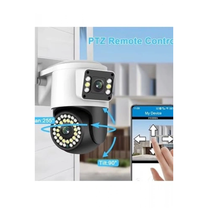 Kablosuz Güvenlik Kamera, 4MP IP, Gece Görüşlü