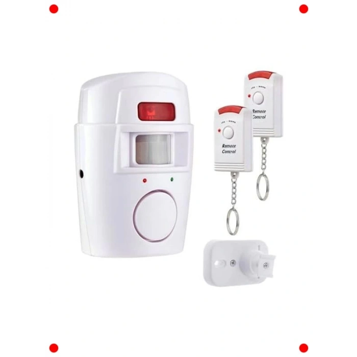 Kablosuz Hareket Dedektörlü Ev Alarm Sistemi PIR
