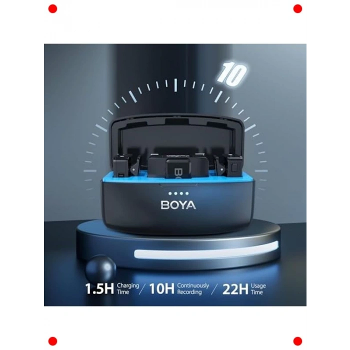 Kablosuz İkili Yaka Mikrofonu Seti, Evrensel Uyumlu