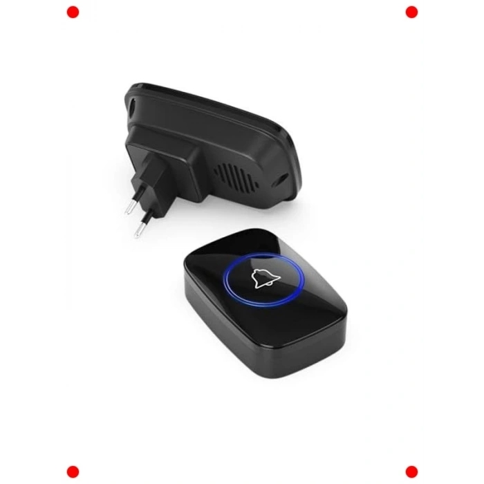 Kablosuz Kapı Zili Seti - Uzun Mesafe & LED Işıklı