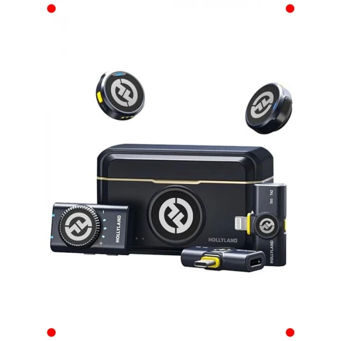 Kablosuz Lavalier Mikrofon Seti - M2 Combo