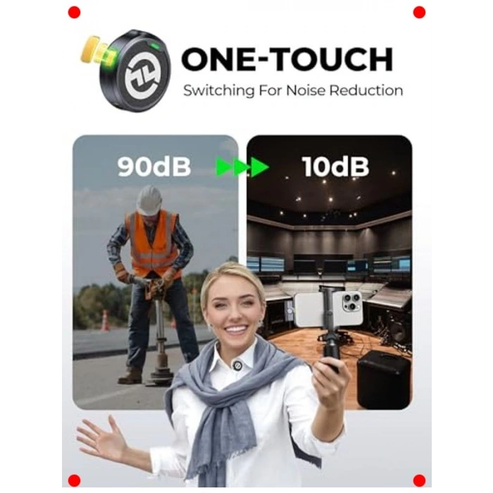 Kablosuz Lavalier Mikrofon Seti - M2 Combo