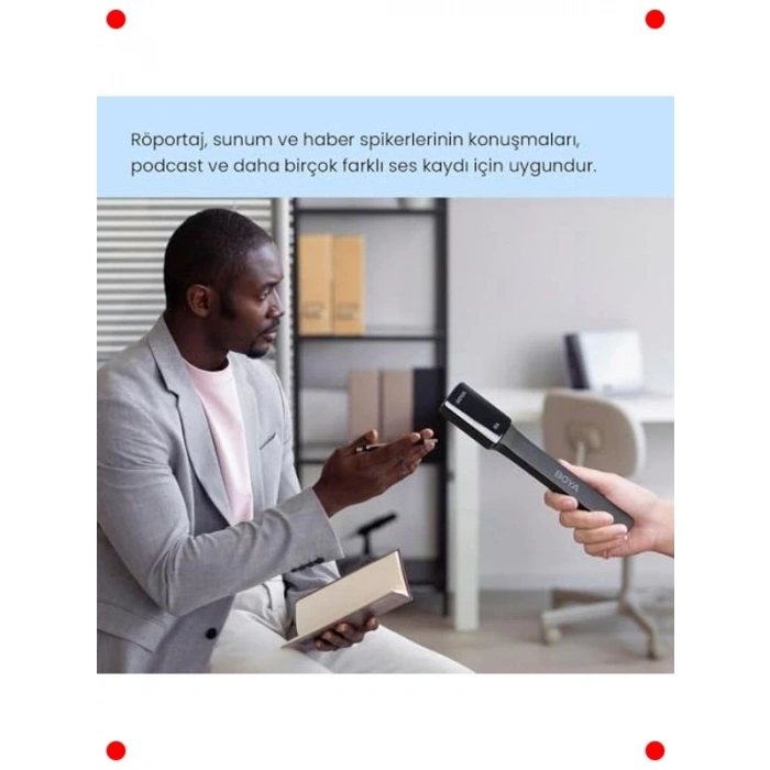 Kablosuz Mikrofon Elde Taşınır Tutucu