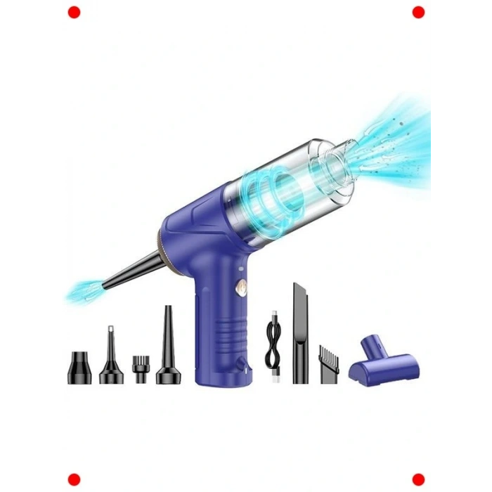 Kablosuz Şarjlı Yüksek Güçlü Portatif El Süpürgesi