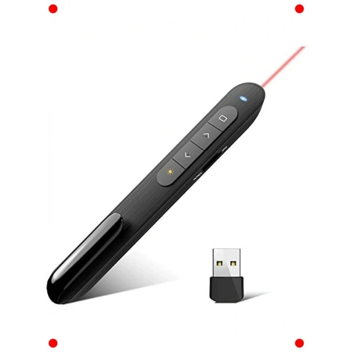 Kablosuz Sunum Tıklayıcı ve Kırmızı Lazer İşaretçi