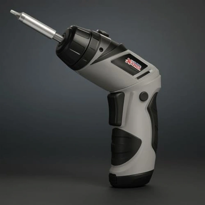 Kablosuz Tornavida, 6V, LED Işıklı, Katlanabilir Tasarım