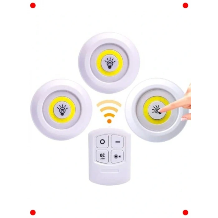 Kablosuz Yapışkan Pilli  Aydınlatma - 3