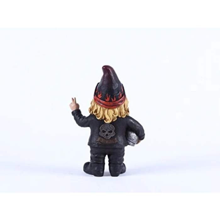 Kadın Bisikletçi Cücesi, Kasklı Bahçe Heykeli