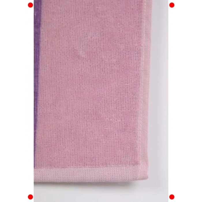 Kadın Pamuklu Plaj Havlusu - Lila Renk