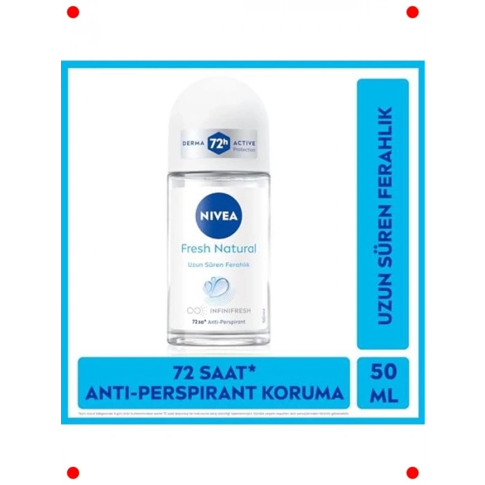 Kadın Roll-on Deodorant | 72 Saat Ferahlık | 50 ml