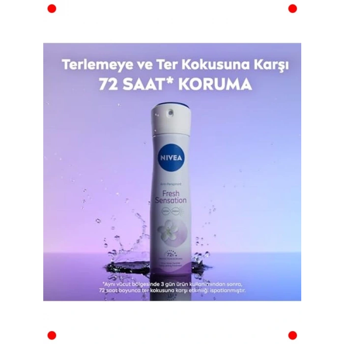 Kadın Sprey Deodorant 72 Saat Koruma 150 ml