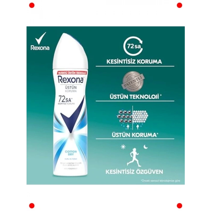Kadın Sprey Deodorant - Pamuk Kuruluğu 150 ml