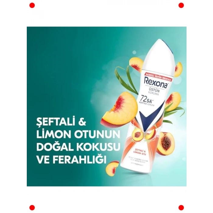 Kadın Sprey Deodorant Şeftali & Limon Otu 150ml