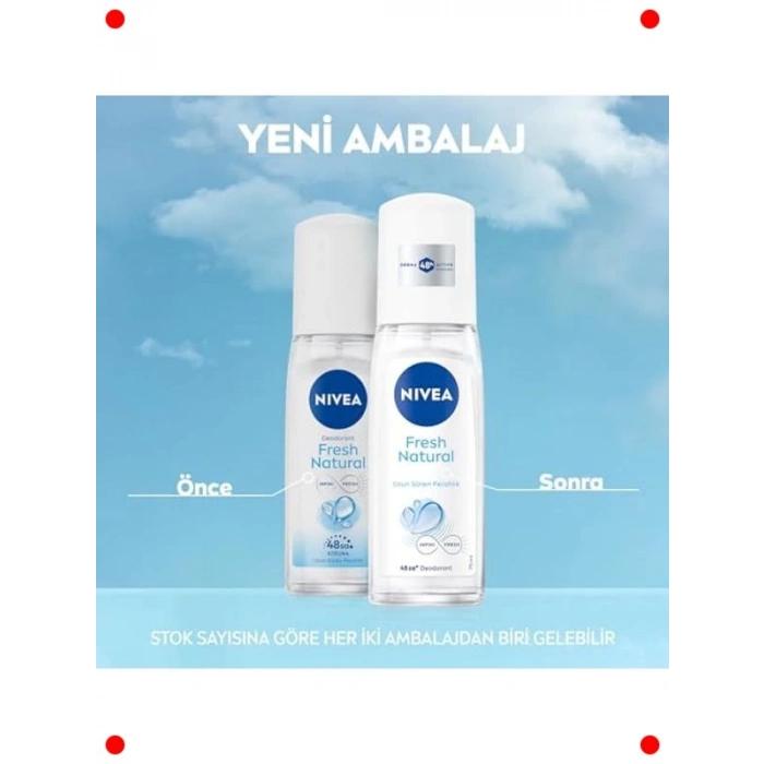 Kadınlar İçin Ferahlatıcı Sprey Deodorant 75ml
