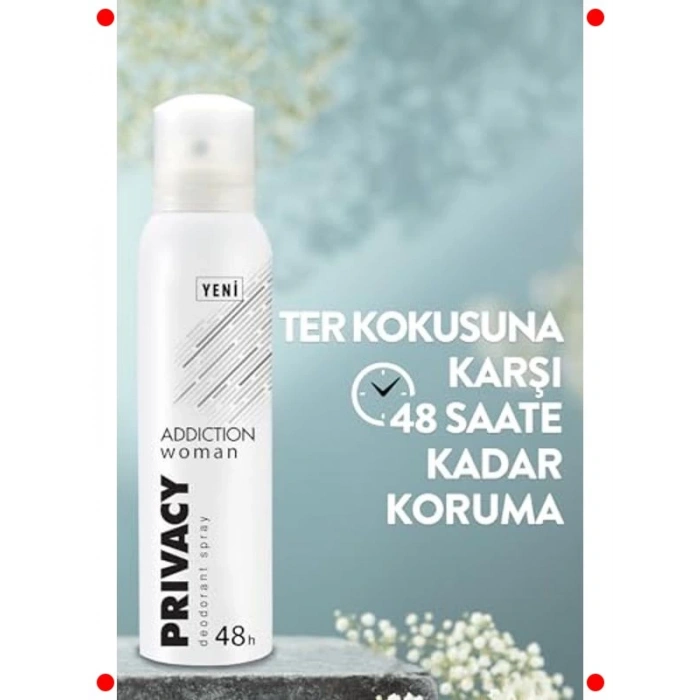 Kadınlar İçin Uzun Süre Kalıcı Etkili Deodorant 150ml