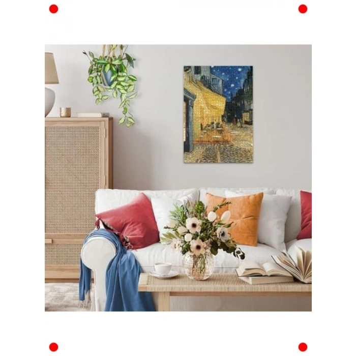 Kafe Terasta Gece Yapbozu, 1000 Parça