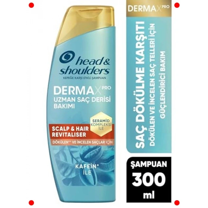 Kafein & Seramidli Dökülme ve Kepek Karşıtı Şampuan 300ml
