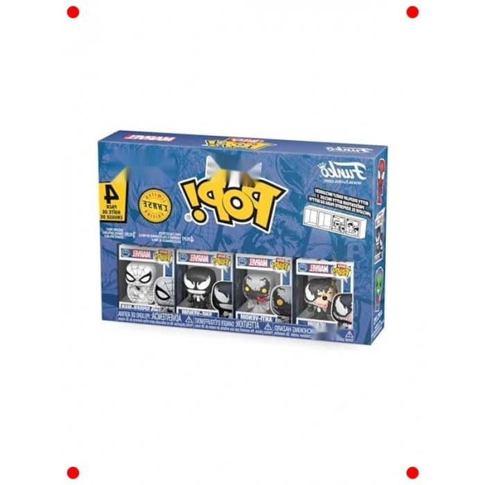 Kahraman Figür Koleksiyonu Mini Boyut 4lü Set