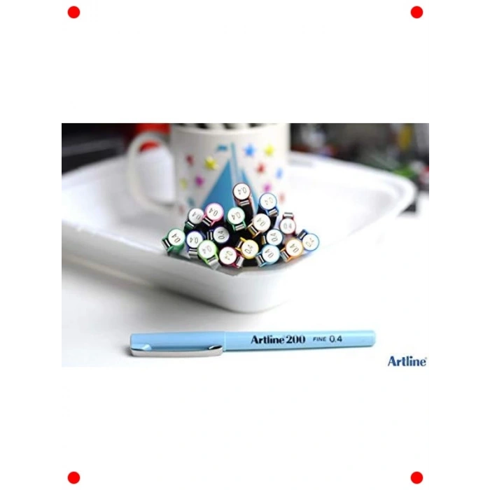 Kahverengi İnce Uçlu Yazı Kalemi, 0.4 mm