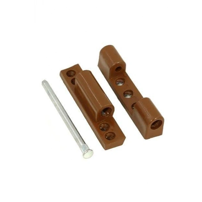 Kahverengi PVC Kapı Menteşesi, 90 mm Boyut