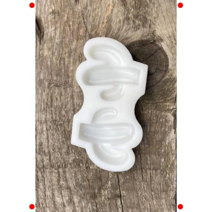 Kaktüs Şekilli Mini Silikon Mum Kalıbı