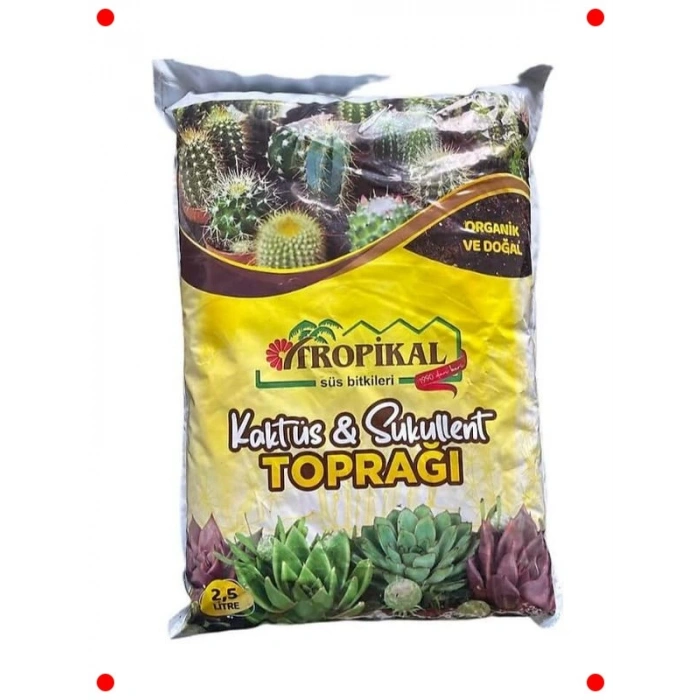 Kaktüs ve Sukulent Saksı Toprağı 2.5 Litre