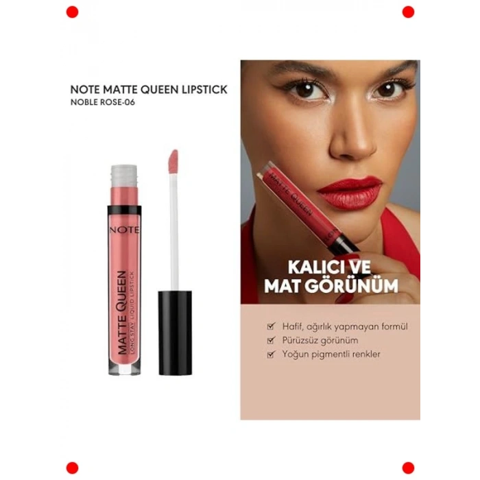 Kalıcı Likit Mat Ruj 06 Noble Rose Nude