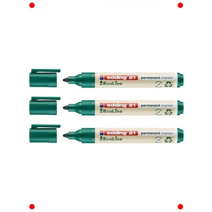 Kalıcı Markör 1.5-3 mm - 21 Adet Yeşil