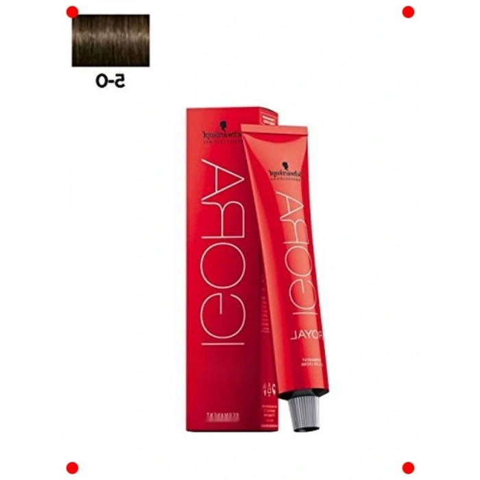 Kalıcı Saç sı 5.0 Açık Kahve 60ml