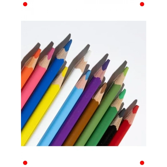 Kalın Çocuk Boya Kalemi, 12 Renk Seti