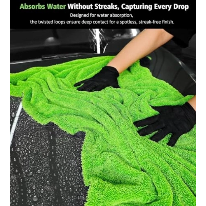 Kalın Oto Kurulama Havlusu, 50x80 cm Çift Taraflı