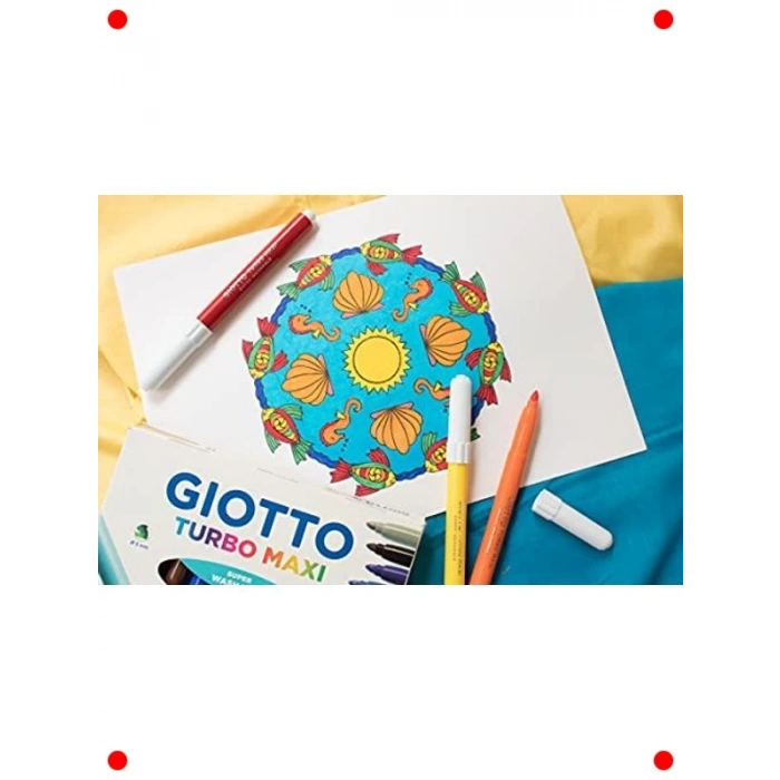 Kalın Uçlu Keçeli Kalem Seti 24 Renk