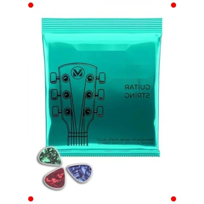 Kaliteli Elektro Gitar Teli Seti - 1 Takım + Pena