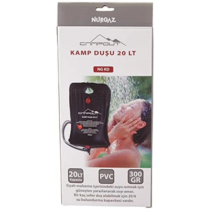 Kamp Duşu 20 Lt, Renkli, Stant