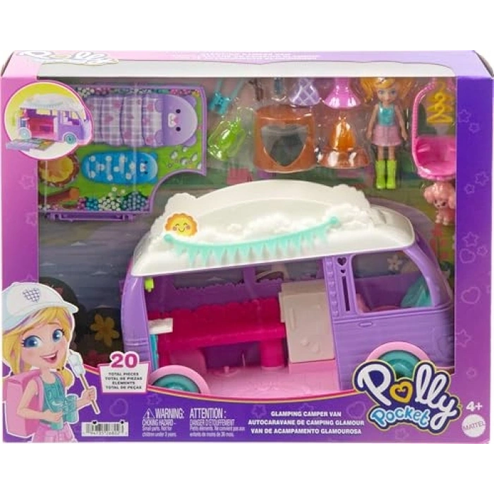 Kamp Temalı Bebek ve Evcil Hayvan Oyun Seti, 8 Aksesuar