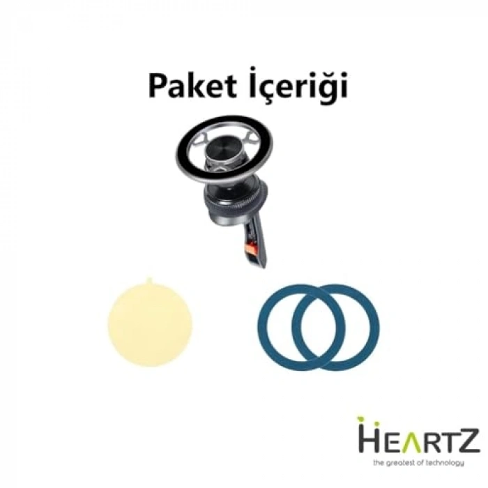 Kancalı Araç Telefon Tutucu, MagSafe Uyumlu