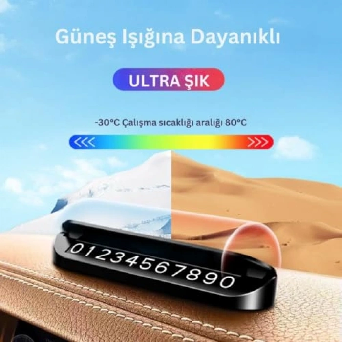 Kapaklı Gizlenebilir Araç Park Numaratörü, Geçici Park İçin